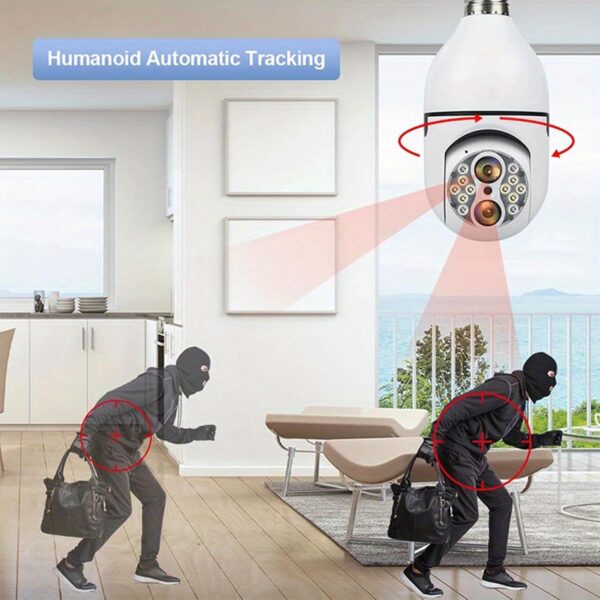Camara Mini Bombilla Inteligente Wifi - Imagen 2
