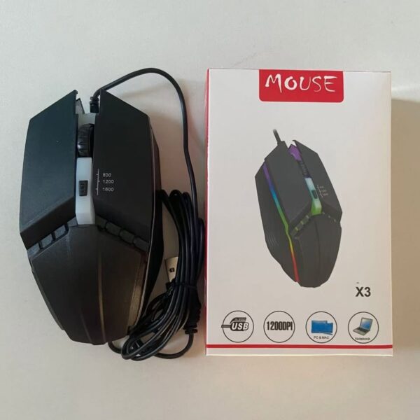 Mouse Gamer Alambrico Conexion Usb Lxx3 - Imagen 2