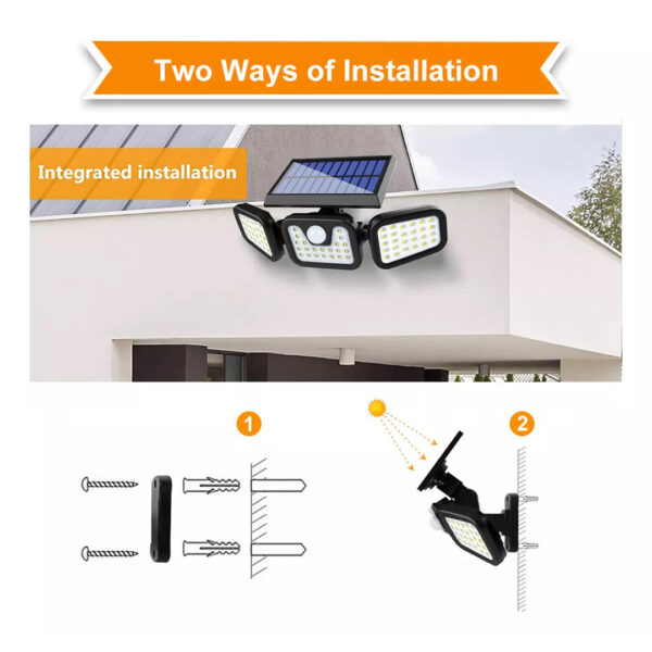 Lampara Solar Jy1725a 74 Led - Imagen 3