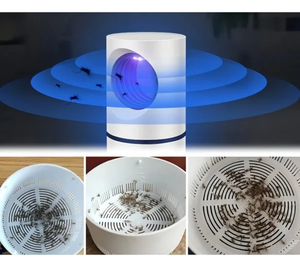 Lámpara Lampara Bd-360 Led Eléctrica Mata Insectos - Imagen 2