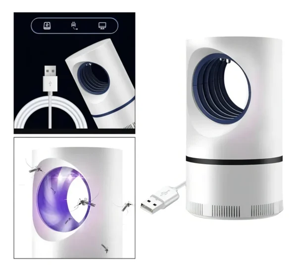 Lámpara Lampara Bd-360 Led Eléctrica Mata Insectos - Imagen 3